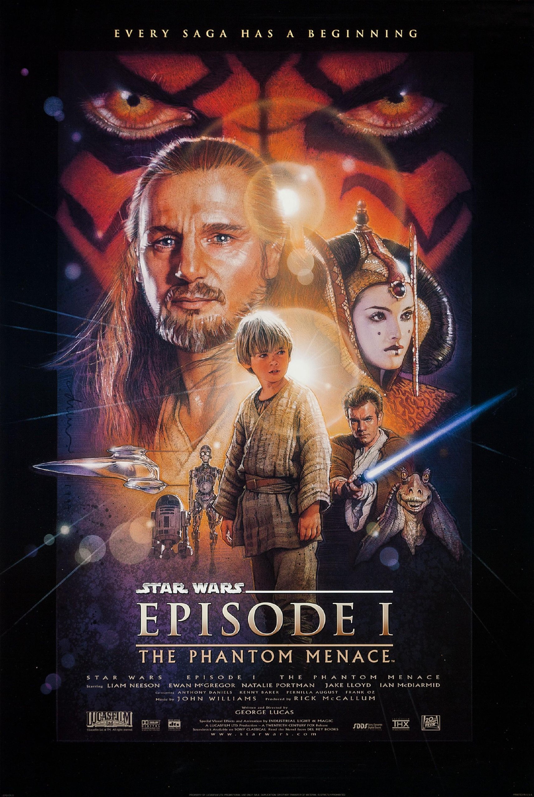 Star Wars - Episode I - The Phantom Menace movie poster